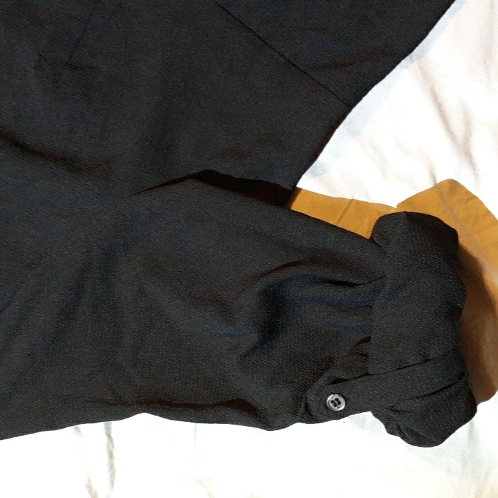 Textured Button Down W/Roll Tab Sleeve - image 6